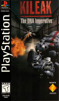 Kileak the DNA Imperative Playstation  box art